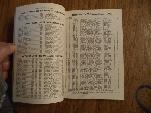 1958 ONE FOR THE BOOK ALL TIME BASEBALL RECORDS PUBLISHED BY THE SPORTING NEWS - Picture 11 of 12
