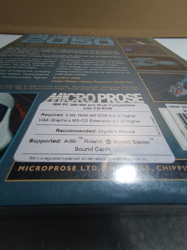 Subwar 2050 PC Big Box, NEW Factory Sealed! VGA Ready! RARE-Vintage-RETRO! - Picture 11 of 12
