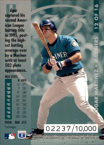 EDGAR MARTINEZ HOF⚾ Career Collection 1989 - 2005 YOU PICK FAVS SEATTLE MARINERS - Picture 176 of 262