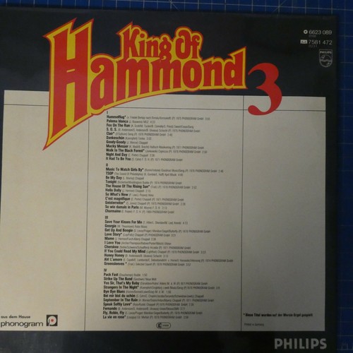 Franz Lambert King of hammond 3 Philips 6623089 LP937 - Bild 3 von 3