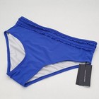 Tommy Hilfiger Bikini Bottom Womens Medium Ruffle High Waist Provence Blue M
