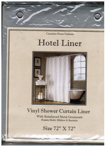 Revestimiento de ducha cortina de vinilo calibre 8 para hotel de peso pesado 72" x 72" varios colores - Imagen 18 de 45