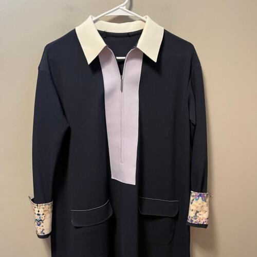 Marie Saint Pierre Yellowstone Dress In Midnight Navy Blue Size 0 Small - Picture 2 of 9