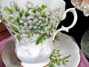 ROYAL-ALBERT-tea-cup-and-saucer-Friendship-Hawthorn-teacup-lyric-shape-shell