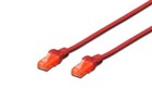 CAVO DI RETE DRITTO NON SCHERMATO CAT.6E 2 MT ROSSO (DK1614020R)