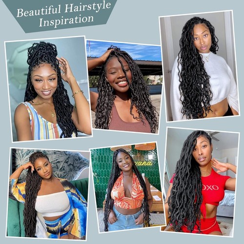 38" Triangle Knotless Locs Braided Wigs with Baby Hair for Women Full Double Lac - Picture 3 of 7
