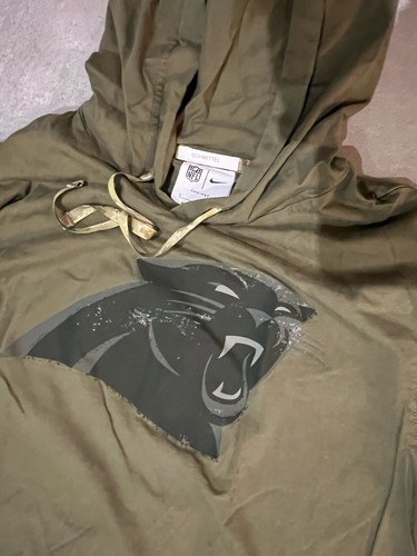 Nike NFL Longsleeve Hoodie Carolina Panthers Salute To Service Grün Gr. S - Bild 3 von 5