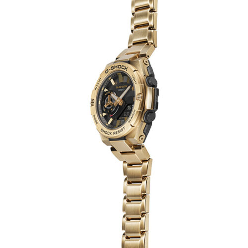 CASIO G-SHOCK GST-B500GD-9AJF G-STEEL GOLD Carbon Bluetooth Solar Men Watch NEW - Picture 4 of 10