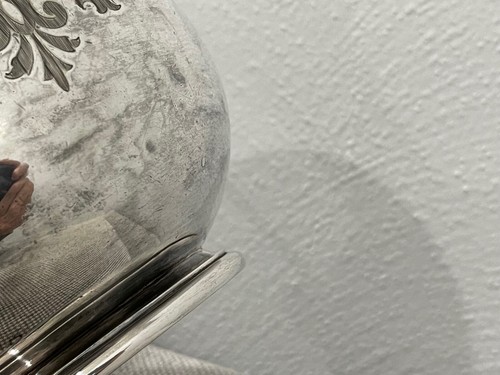 Antique Irish Silver Plated Trophy Pitcher /Ewer 1st Prize Hurdle Race 120 Yards - Picture 11 of 12