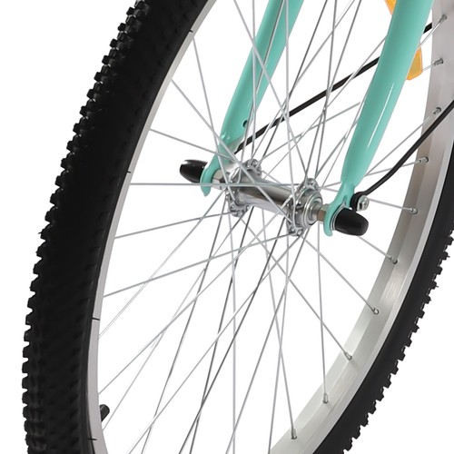 Triciclo 24 Pulgadas Adulto 3 Ruedas Adulto Bicicleta 7 Velocidades Con Luz LED Cesta de Verduras - Imagen 33 de 72