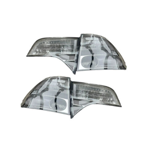 Crystal Clear Lens Brake Tail Lights Turn Signal Cover For Civic Sedan 4DR 06-11 - Foto 2 di 8