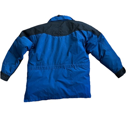 Vintage Wyoming Traders blauer Allwettermantel Liner Rancher Daunenjacke Gr. Large 90er - Bild 14 von 18