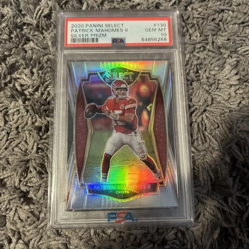 patrick mahomes 2020 panini select  psa 10