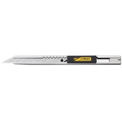 OLFA 9mm Stainless Steel Graphics Knife (SAC-1) - Multi-Purpose Retractable Art
