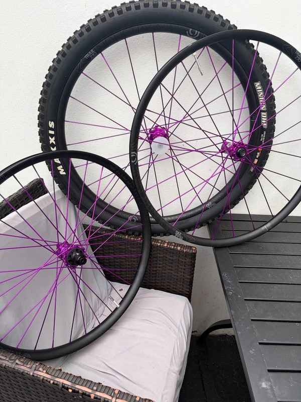 NEW Industry Nine Trail/ Enduro system wheels- 29er set + Mullet - Purple