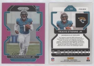 2021 Panini Prizm Rookie Pink Prizm Travis Etienne Jr #344 Rookie RC