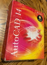 AutoCAD Release 14 R14 Education Version Complete Box Set Autodesk Lot With CD s