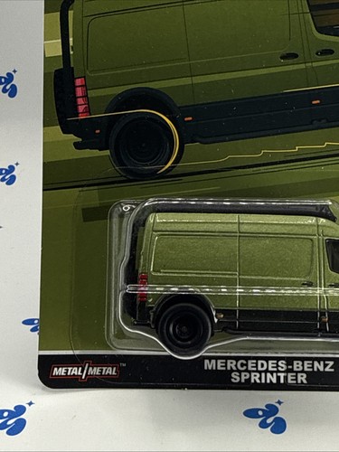 2022 Hot Wheels Premium Mercedes-Benz Sprinter Deutschland Design 1/5 Green - Picture 7 of 13