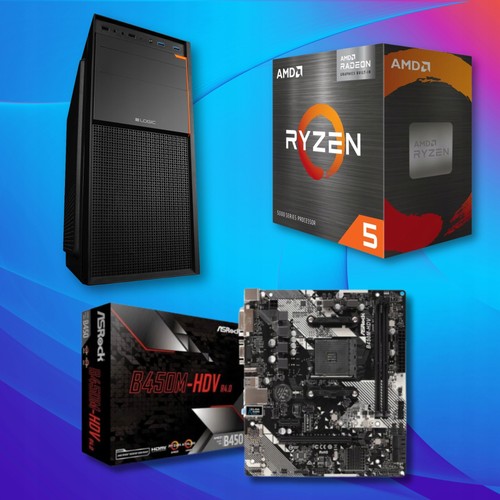 Bürocomputer Pix ProTask PC AMD Ryzen 5 512GB SSD NVMe 16GB DDR4 Win11 - Afbeelding 11 van 12