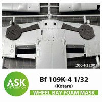 Bf 109K-4 Wheel Bays - Foam Flexibel Express Fit Mask For Kotare / 1:32