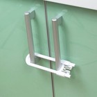  2er Pack Baby Sicherheitsschlösser für Schrank Weiß U-förmige