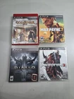 4 PS3 Game Lot God of War Origins Diablo III Max Payne 3 Prototype 2 CIB