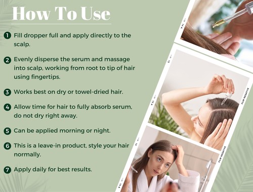 Hair Growth Serum For Men & Women - Advanced Formula for Fuller, Healthier Ha... - Picture 5 of 9
