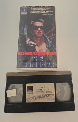 The Terminator 1984 Thorn EMI Video VHS Rare Hard Case Clamshell 80s (3A) - Picture 2 of 4