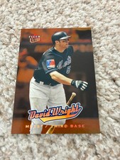 DAVID WRIGHT ROOKIE 2005 NEW YORK METS FLEER ULTRA NRMT BASEBALL CARD. rookie card picture