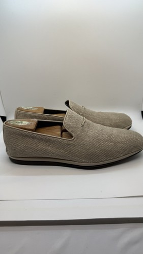 Salvatore Ferragamo Men Shoes Beige Color 8,5 M Slip On - Picture 2 of 6