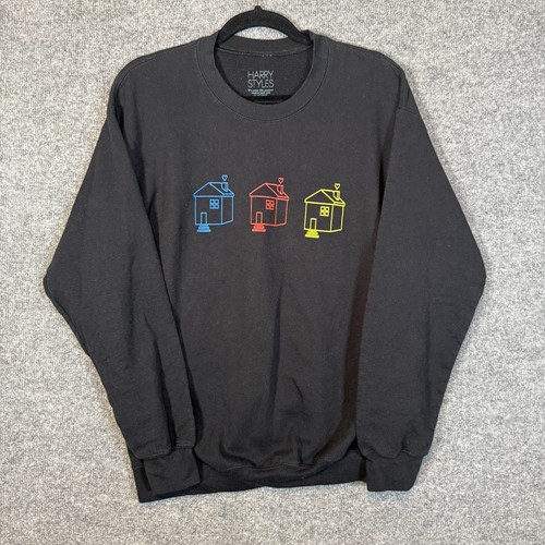 Harry Styles 2022 Sweatshirt Adult Medium Love On Tour 3 House Black Pullover - Picture 2 of 9