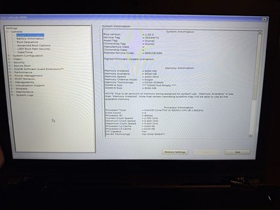 LATITUDE5590 DDM80 LA-F411P Hauptplatine Motherboard mit Tastatur und Touchpad