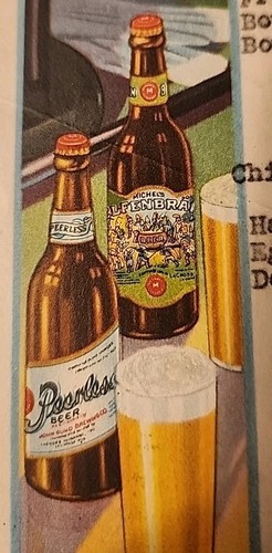 #7 Vintage Peerless Beer Menu Sheet La Crosse Breweries La Crosse, Wisconsin - Picture 3 of 5