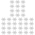  36 pcs Christmas Party Napkin Ring Snowflake Napkin Holder Creative Napkin