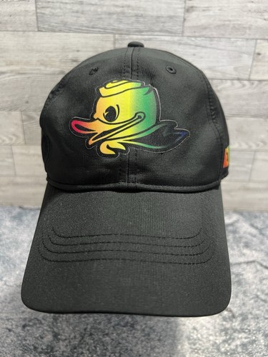 Nike Oregon Ducks Mütze Kappe Rainbow Be True schwarz verstellbar Legacy 91 Dri Fit - Bild 1 von 9