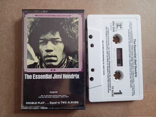 The Essential Jimi Hendrix DOUBLE ALBUM 1978 Cassette TESTED - Picture 2 of 4