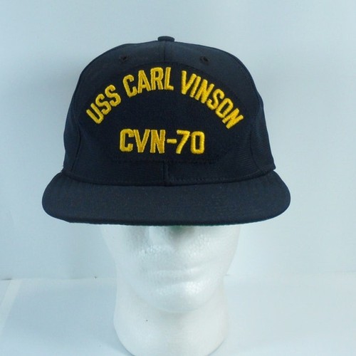 De colección New Era USS Carl Vinson CVN-70 Snapback Gorra Sombrero USN Marina de los Estados Unidos Hecho en EE. UU. - Imagen 3 de 8