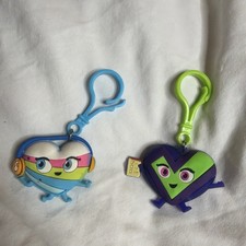 American Heart Association Kids Heart Challenge Keychain 2 Heart Bundle