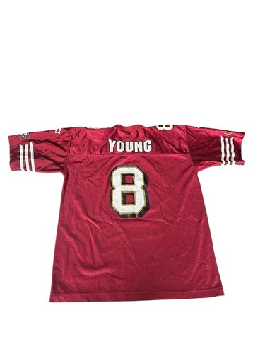 Vintage San Francisco 49ers Steve Young #8 Starter Sz L/XL - Picture 2 of 4