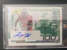 2023 Leaf Treveyon Henderson So Money SM-TH1 White Auto Rookie Ohio State #3/3