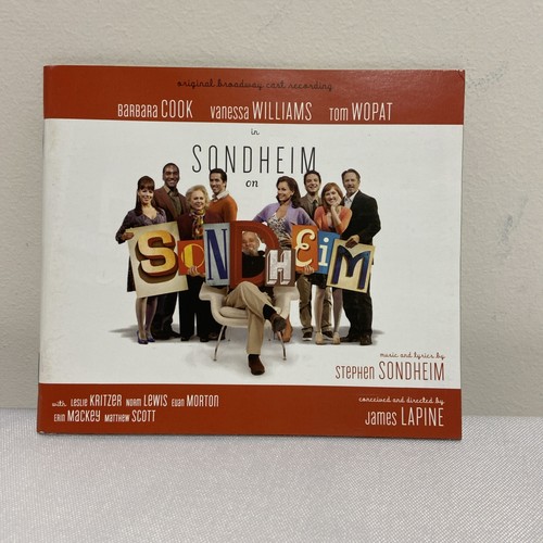Sondheim On Sondheim Double CD Original Broadway Cast Recording 2010 - Picture 6 of 9