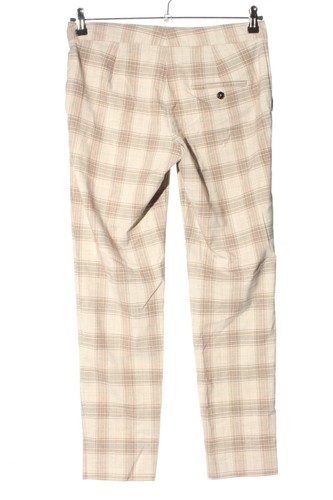 MANGO BASICS Chino Mujeres Pantalón Talla EU 38 crema-marrón-negro look casual - Imagen 5 de 5