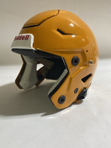 RIDDELL SPEED FLEX "MUSTARD YELLOW" FOOTBALL HELMET SIZE ADULT/VARSITY MEDIUM - Picture 3 of 14