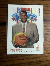 1991 SkyBox Steve Smith RC #517 Rookie Miami Heat