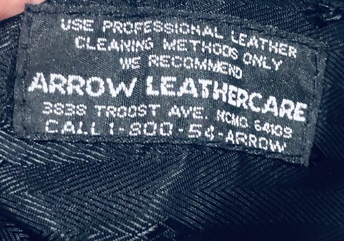 Vintage Remy Jacke Herren 42 schwarz Lammleder Bombermantel weich durchgehender Reißverschluss USA SCHÖN! - Bild 10 von 16