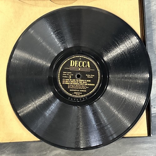 Barber Shop Ballads Various 1940 Vintage 10" Vinyl 4 Record Box Set Decca 78rpm - Picture 13 of 15