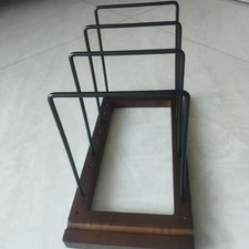 Soporte de almacenamiento de discos de vinilo soporte de discos multiusos elegante mesa minimalista