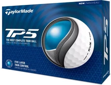 TaylorMade 2024 TP5 Golf Balls, White