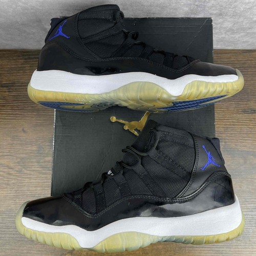 Jordan 11 Retro 2016 Mid Space Jam Size 6.5 GS / 8W 378038-003 Black Youth Shoes - Picture 3 of 9