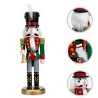Nutcracker Soldier Wooden Desktop Adorn Nutcracker Soldier Modeling Decoration